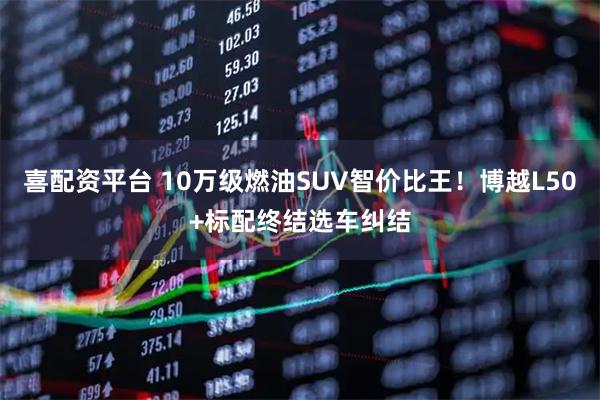 喜配资平台 10万级燃油SUV智价比王！博越L50+标配终结选车纠结